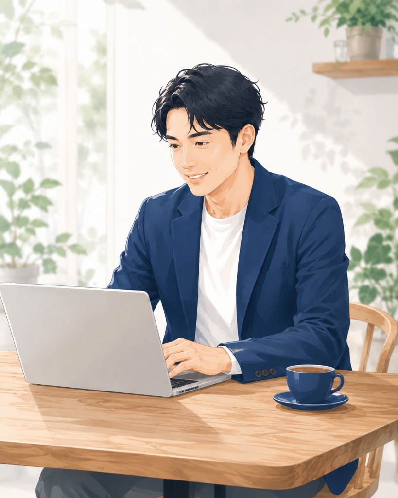 佐藤健人のイラストプロフィール画像